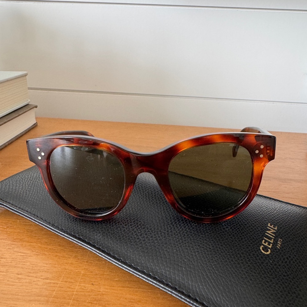Celine  48mm Havana Square Sunglasses